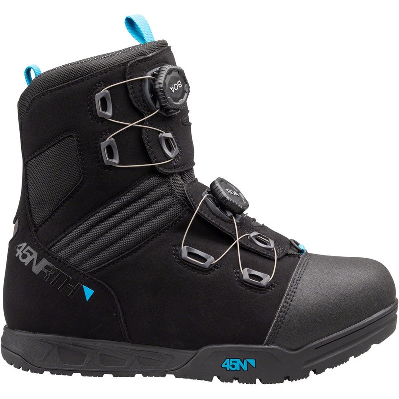 45NRTH Wolfgar Cycling Boot - Black/Blue Size 46