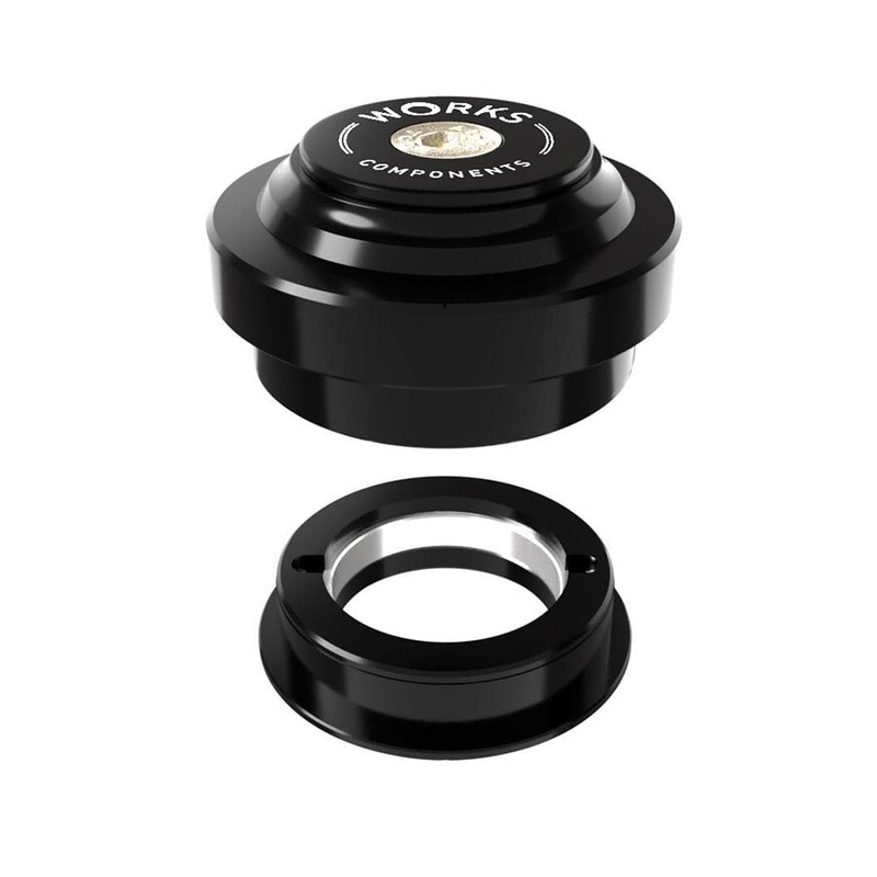 Works Components 1.0 EC44-ZS44 Angleset-1 1/8" Angle Headset 1.0 110-119mm EC44/28.6 | ZS44/30 ZS External threadless Complete Black