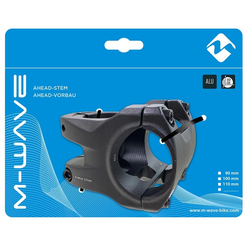 M-Wave ST-M4.1 Stem Diameter: 31.8mm Length: 50mm Steerer: 1-1/8 0 Black