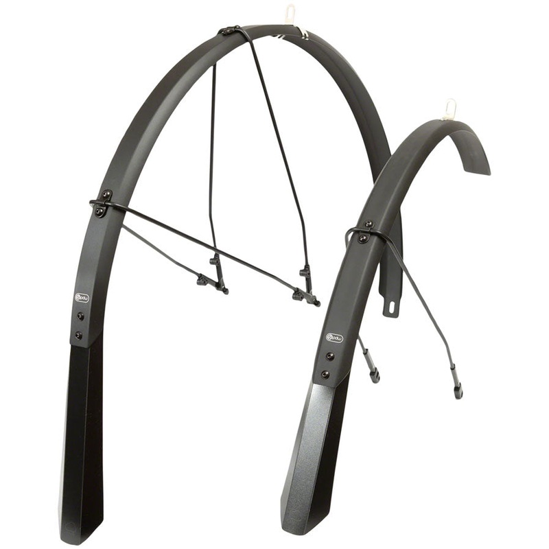 Portland Design Works Full Metal Fenders - 650 x 55mm, Black