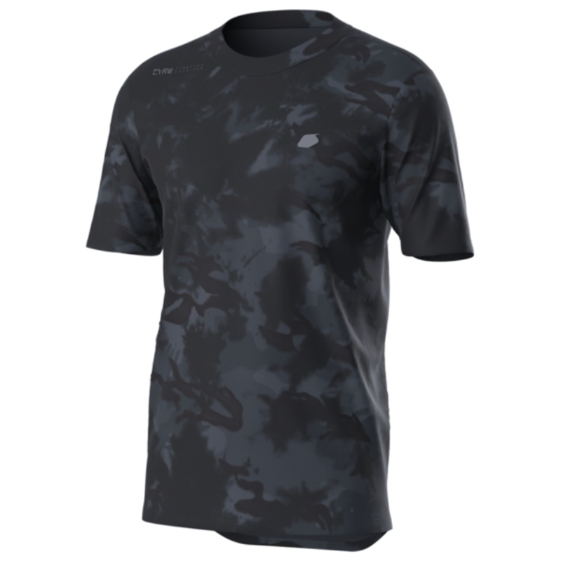 Troy Lee Designs Flowline Short Sleeve MTB Jersey - Covert - Black - 2023