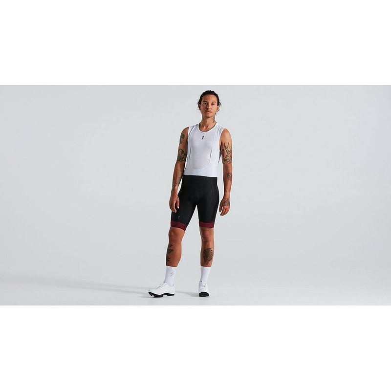 Specialized sl blur bib short men maroon xxl