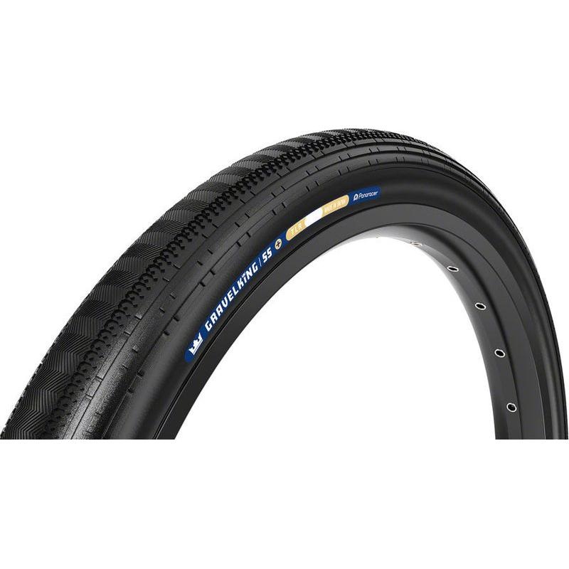 Panaracer GravelKing SS Plus Tire - 700 x 45 Tubeless Folding Black