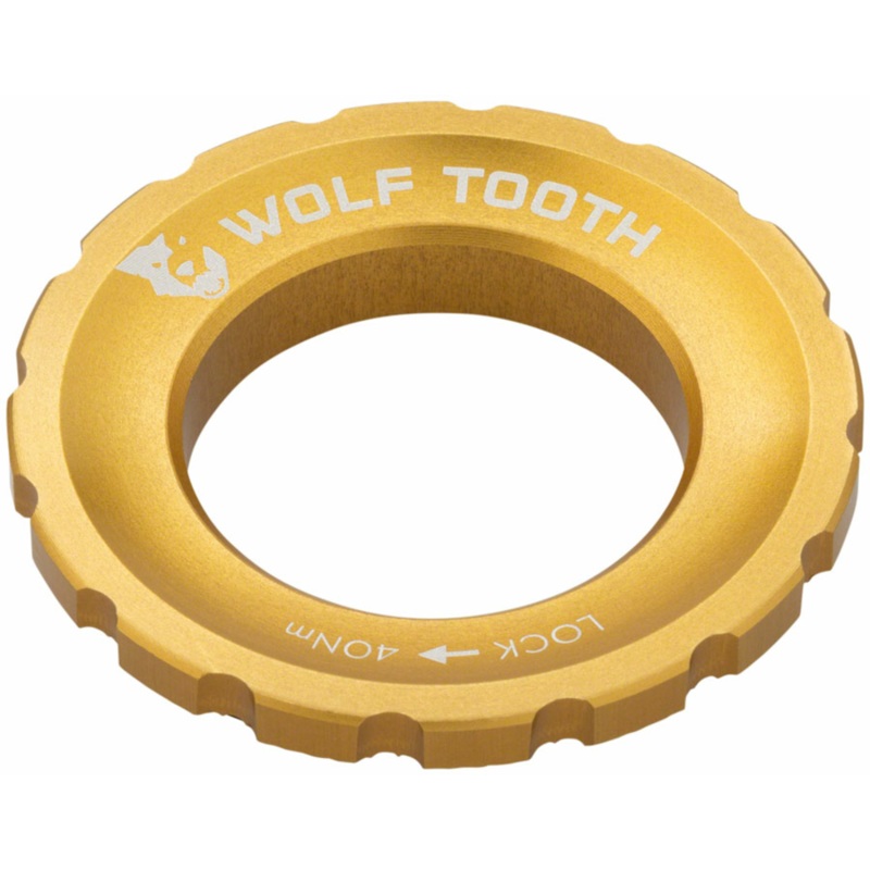 Wolf Tooth Wolf Tooth CenterLock Lockring - Gold