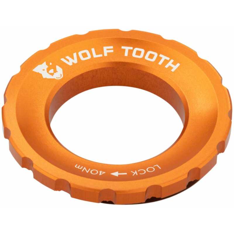 Wolf Tooth Wolf Tooth CenterLock Lockring - Orange