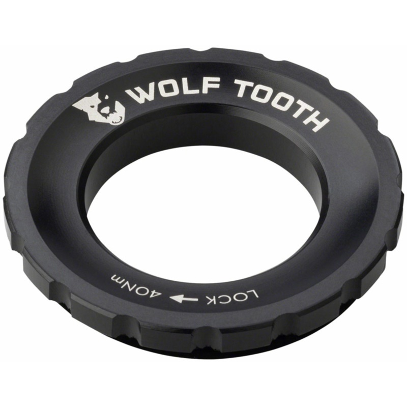 Wolf Tooth Wolf Tooth CenterLock Rotor Lockring - Black
