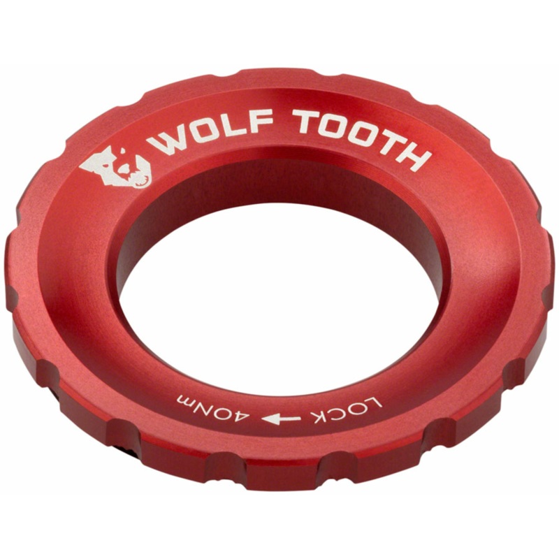 Wolf Tooth Wolf Tooth CenterLock Rotor Lockring - Red