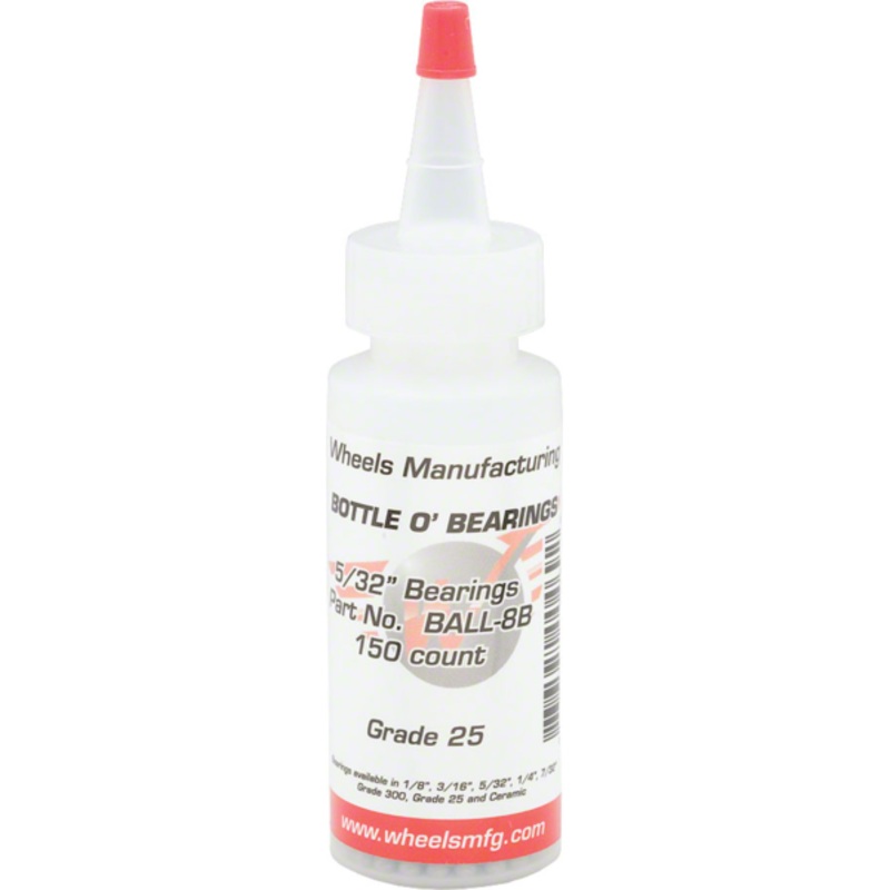 Wheels Manufacturing Wheels Manufacturing Grade 25 5/32" Loose Ball Bearing: Bottle of 150