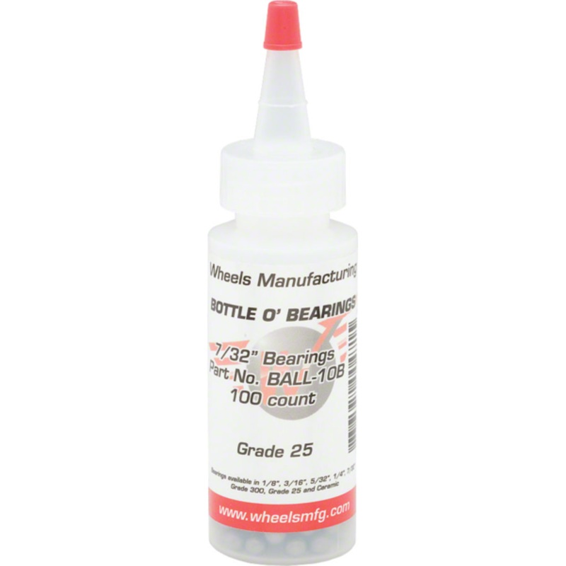 Wheels Manufacturing Wheels Manufacturing Grade 25 7/32" Loose Ball Bearing: Bottle of 100