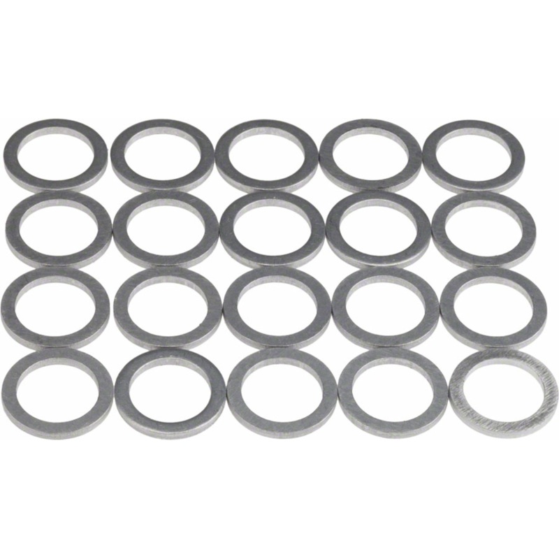 Wheels Manufacturing Wheels Manufacturing 1.2mm Aluminum Chainring Spacer Bag/20