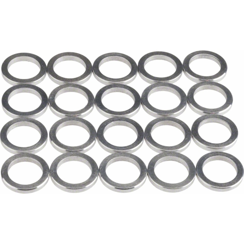 Wheels Manufacturing Wheels Manufacturing 2.0mm Aluminum Chainring Spacer Bag/20
